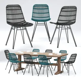 Hkliving rotan stoel